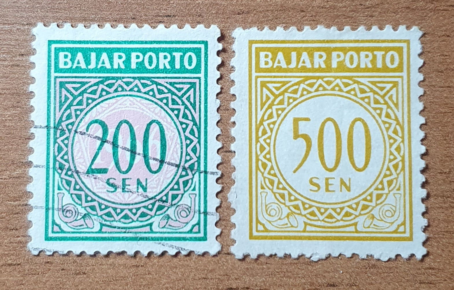 Indonesia Postage Due Stamps 1963 6. Numeral