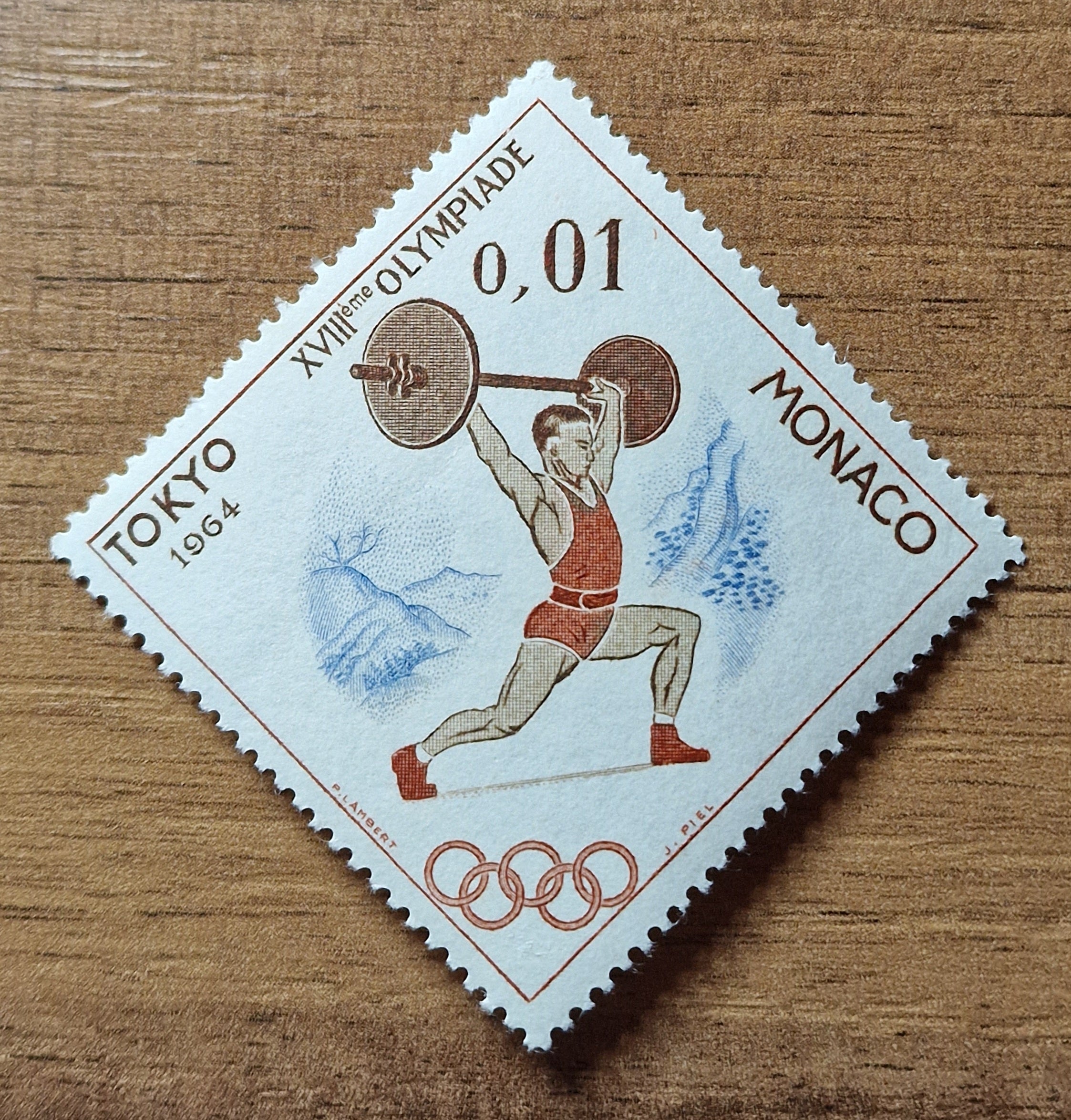 Monaco Stamp 1964. Summer and Winter Olympic Games Tokyo Japan. Yt Mc 654