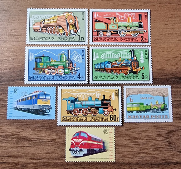 Hungary Stamps Collection 1971/2013. Trains. Never Hinged.