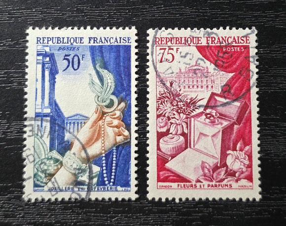 France Stamp 1954. Art. FR 973/4. Used.