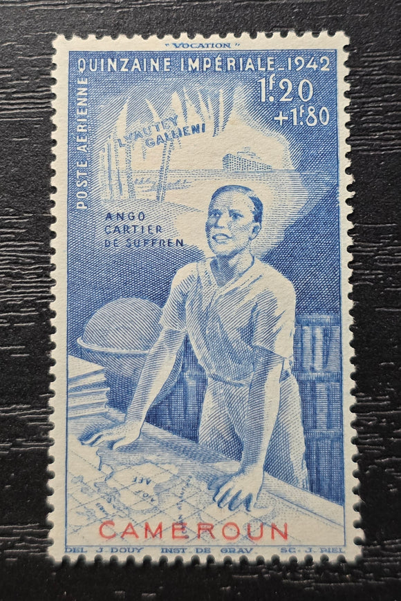 Cameroon Stamp 1942. Imperial Fortnight. Yt: CM-PA21. Mint Hinged.