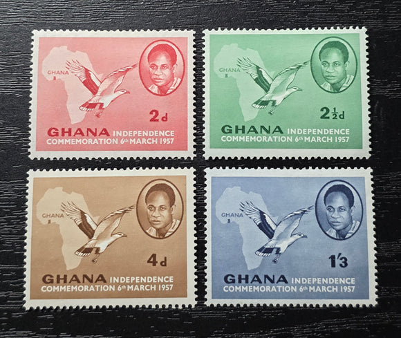 Ghana Stamps 1957. Independence Commemoration. Sc: GH 1. Mint Hinged