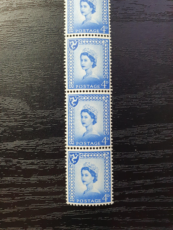 Isle of Man Stamps 1966. Queen Elizabeth II. Sg: IM 3p (2 phosphor bands). Mint - StampsPhilately