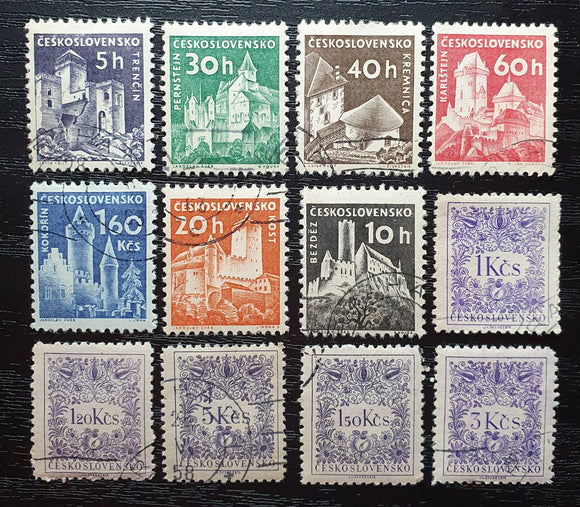 Czechoslovakia Stamps 1954 & 1960. CTO - StampsPhilately