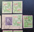 Belgium Revenue Fiscal (except the 2f in the middle) Stamps 1941/3. Used - StampsPhilately