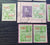 Belgium Revenue Fiscal (except the 2f in the middle) Stamps 1941/3. Used - StampsPhilately