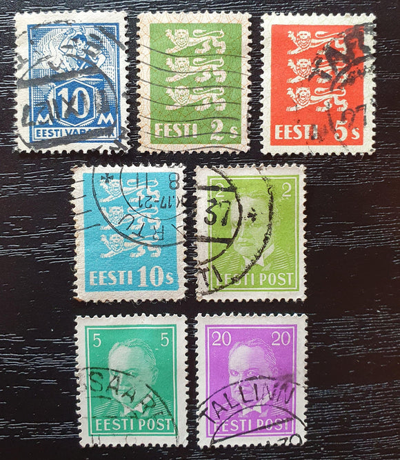 Estonia Stamps Collection 1922/40. Used - StampsPhilately