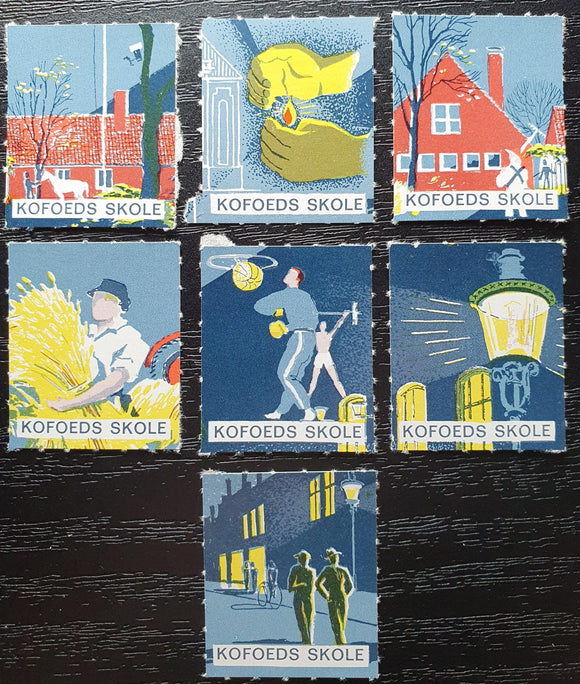 Denmark Cinderella Stamps. Kofoeds Skole. Mint - StampsPhilately