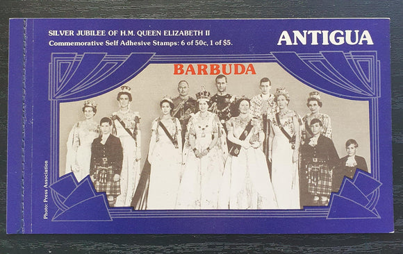 Antigua - Barbuda Booklet Stamps 1977. Silver Jubilee Queen Elizabeth II.  Mint. - StampsPhilately