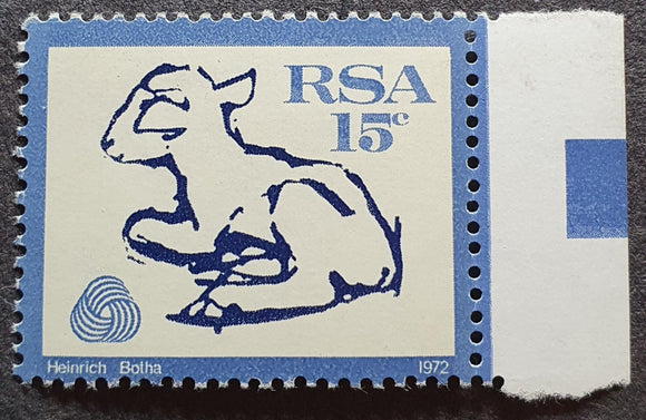 South Africa Stamp 1972. Lamb. Sg: ZA 311. Mint. - StampsPhilately