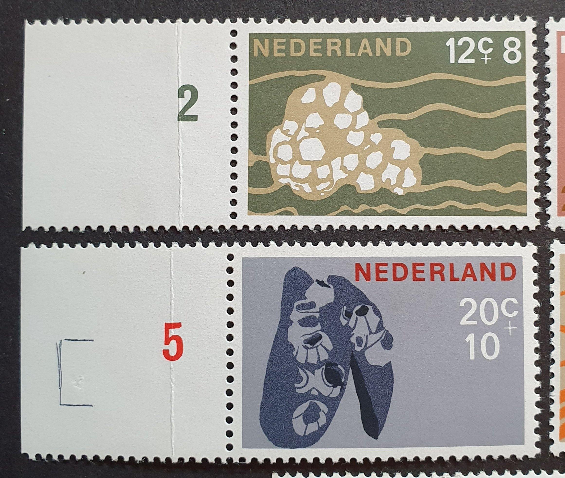 Netherlands Stamps 1967. Marine Sea Life. Mi Nl 873 7. Mint