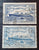 France Stamps 1935/6. SS Normandie. Yt: 299 & 300. Used.