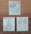 France Perfin Stamps Sage. "CN", "CL" (?) And "SG". Used.