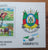 Brazil Minisheet Stamps 1992. Argentinian-Brazilian Stamp Exhibition "Arbrafex 92".