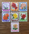 New Zealand Stamps 1975/6. Roses. Sc: NZ  584/90. Used Hinged.