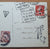 France Postcard to Scotland with 1 1/2d Postage Due Stamp and Tax Cachet.