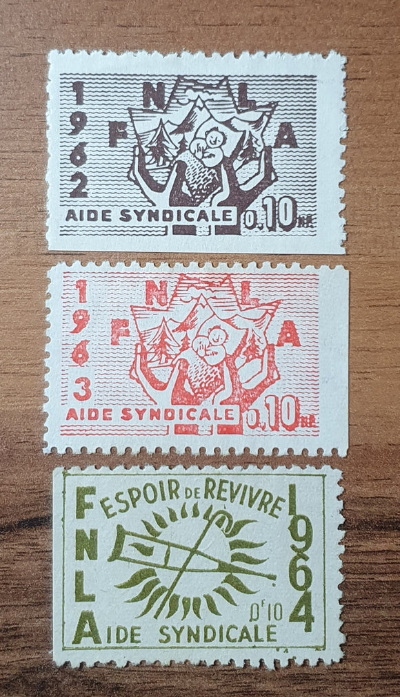 France Cinderella Stamp 1962/4. FNLA, 