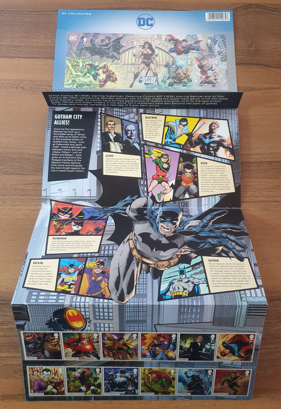 Great Britain Presentation Pack 2021 Batman. Mint.