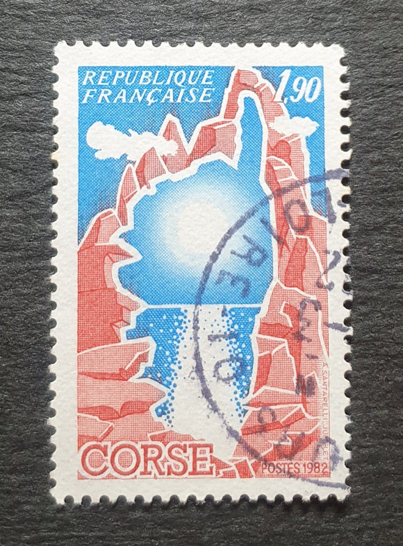 France Stamp 1982. Region of Corsica. Yt: 2197. Used.