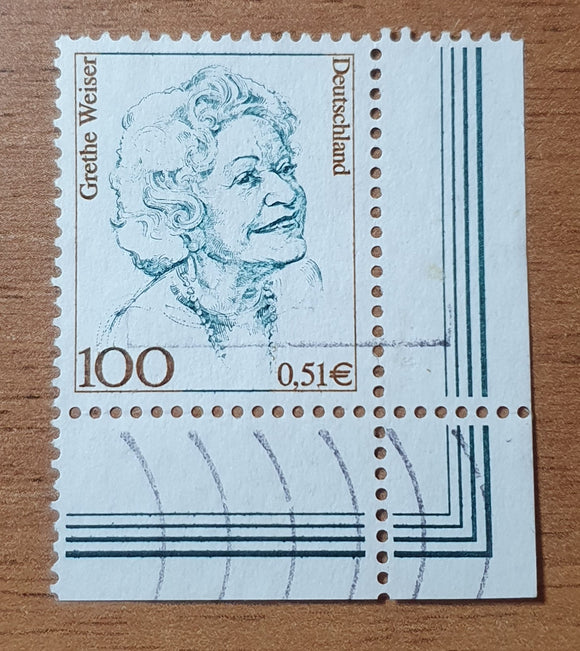 Germany Stamp 2000. Grethe Weiser. Mi: 2149. Used.