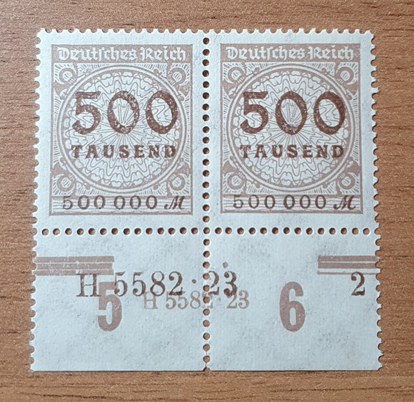 Germany Stamps 1923. Value in Tausend. Mi: 313AP. Mint.