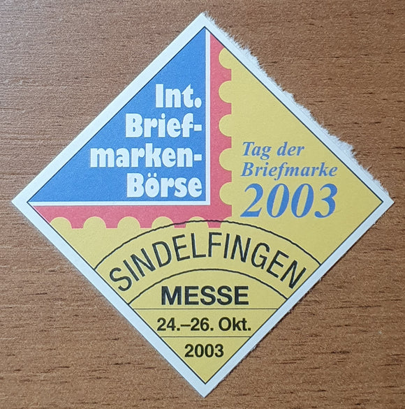 Germany Cinderella Stamp 2003. International Stamp Exchange