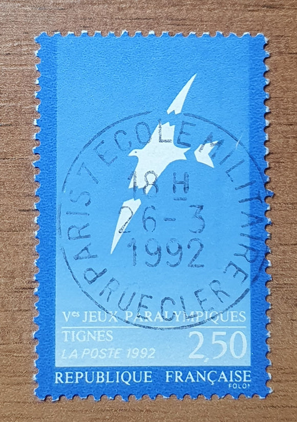 France Stamp 1992. 5th Paralympic Games, Tignes. Yt: 2734. Used.