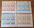 Gibraltar Block of Stamps 1992. Christmas Stamps. Sg: GI 686/9. Mint.