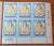 Gibraltar Block of Stamps 1992. Christmas Stamps. Sg: GI 686/9. Mint.