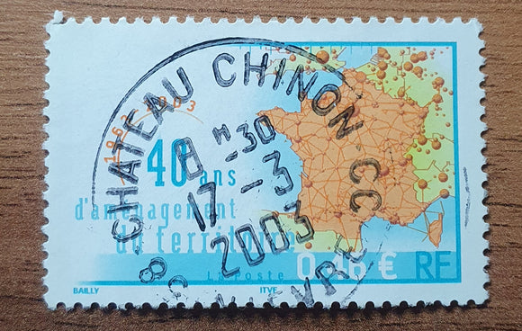 France Stamp 2003. 40 Years of Regional Planning. Yt: 3543. Used.