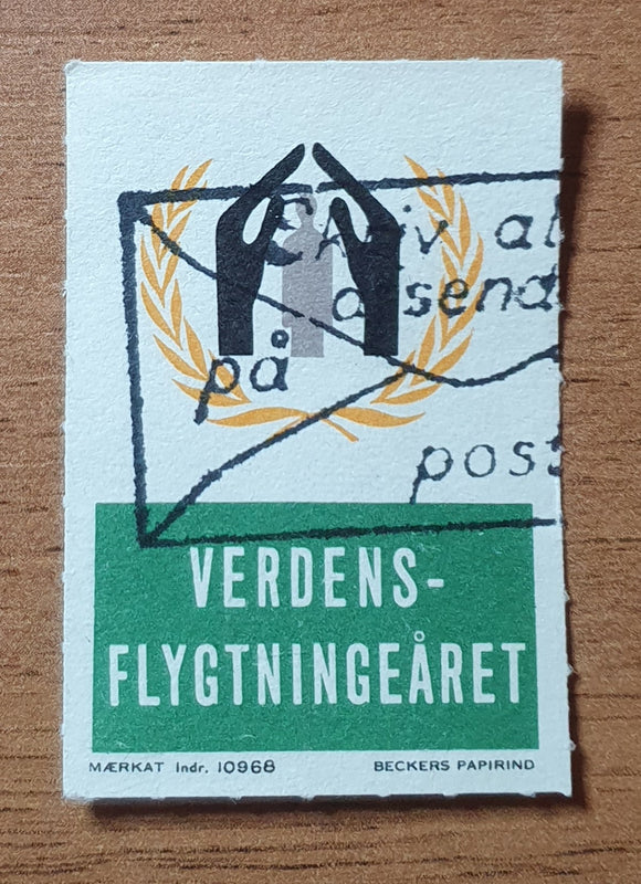 Netherlands Cinderella Stamp World Refuge Year 1960(?). Used.