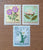 Ruanda Urundi Stamps 1953. Flora. Sc: RW-U 114/6. Mint Hinged.