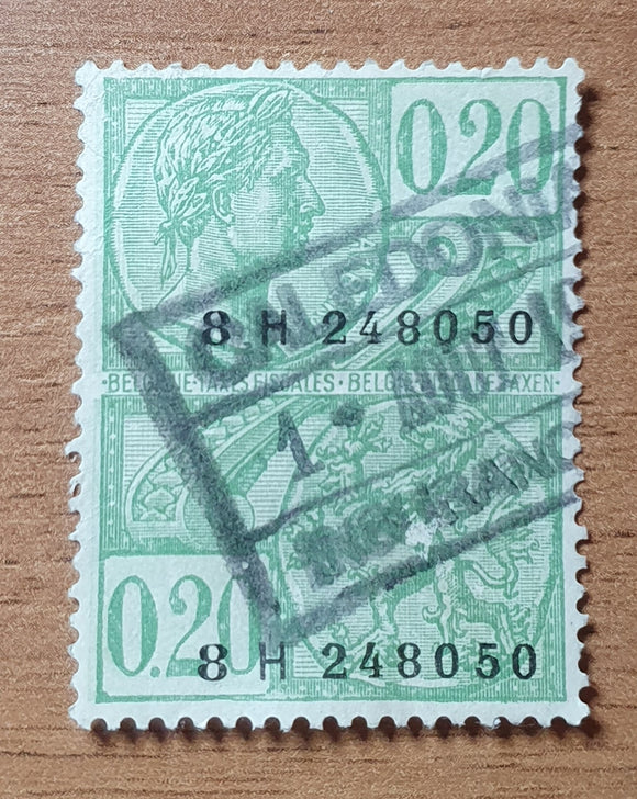 Belgium Tax Stamp 1927 (?). Used Hinged.