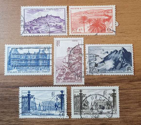 France Stamp 1946/8. Landscapes. Used.