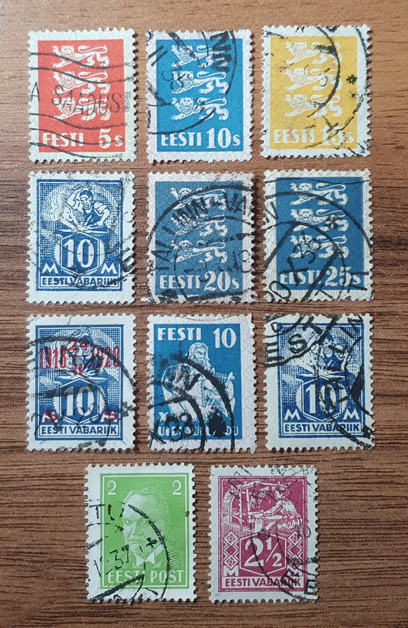 Estonia Stamps Collection. Used.