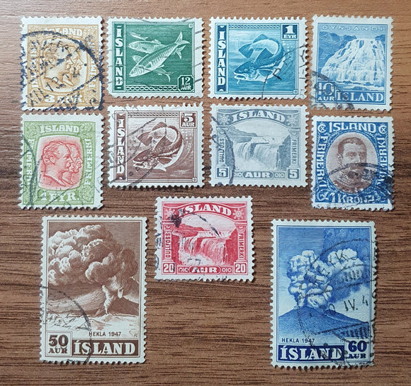 Iceland Stamps Collection. Used.