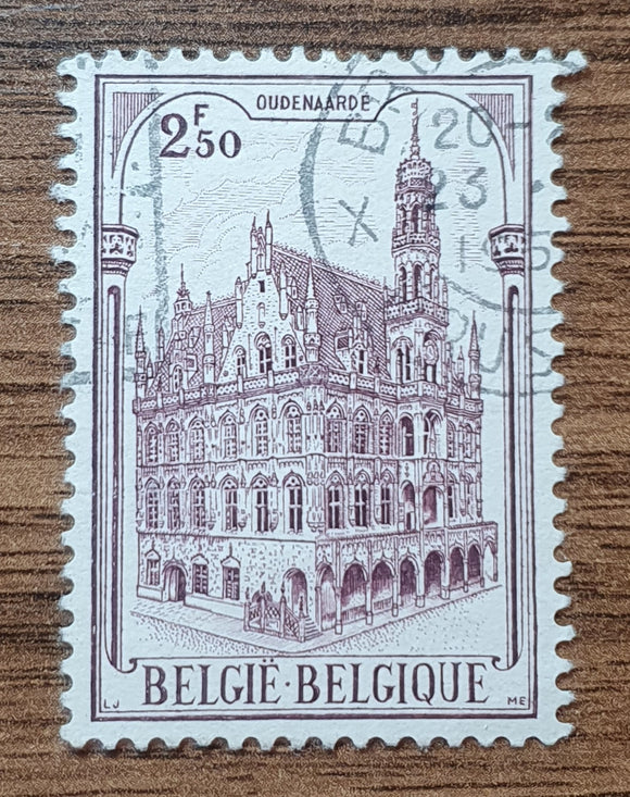 Belgium Stamp 1959. Townhall Oudenaarde. Mi: BE 1161. Used. O