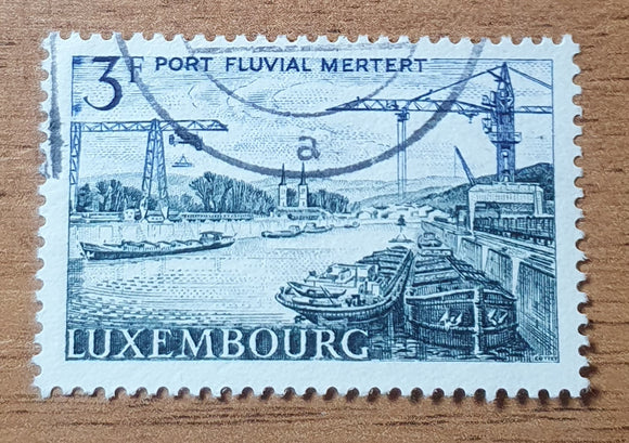 Luxembourg Stamp 1967. Moselle River. Mi: LU 758. Used.