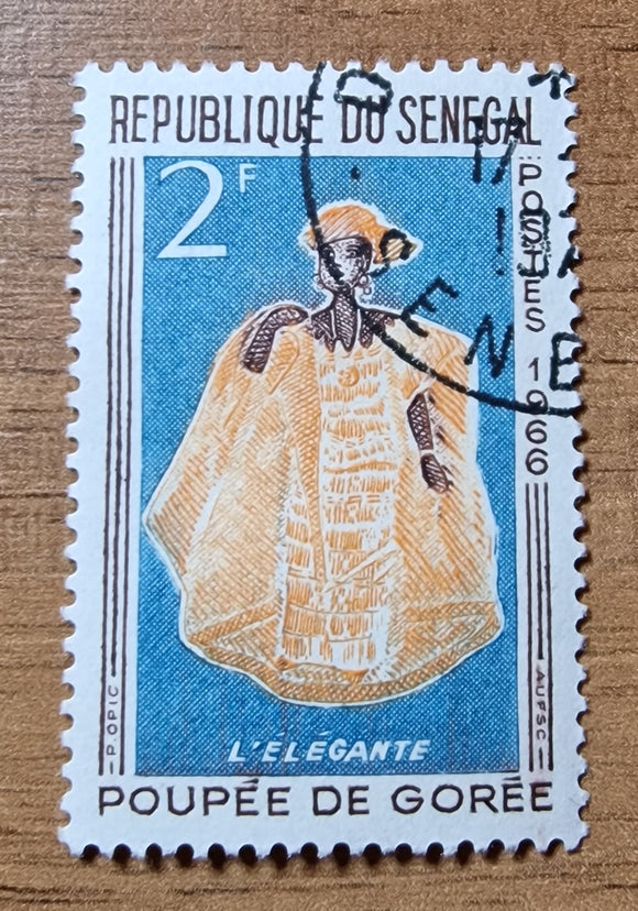 Senegal Stamp 1966. Doll Gorée. Sc: SN 262. CTO.