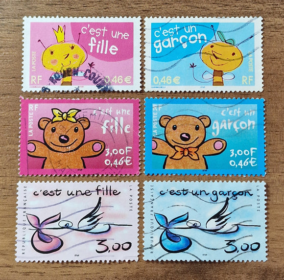 France Stamps 1999/2002. 