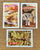 France Stamps 2003/4. Portraits of Regions; La Crêpe, Le Camembert, Le Pain.