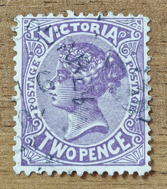 Australia, Victoria Stamp 1905. Queen Victoria; Inverted Watermark. Sg: AU-VI 418. Used.