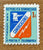 Dominican Republic Postal Tax Stamp 1973. Emblem of Post and Telegraph Office. Sc: DO RA63. Used.