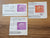 Great Britain TV Licence Fee Paid Stamps 1973/82.