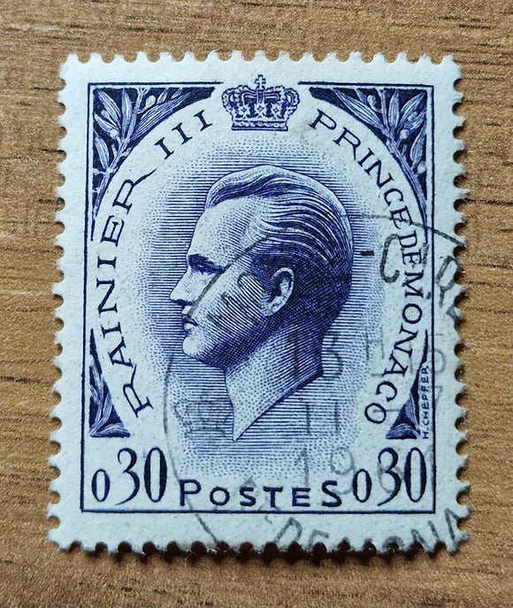 Monaco Stamp 1960. Prince Rainier III. Yt: Mc: 545. Used.