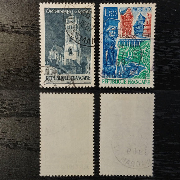 France Stamps 1967. Tourism. Yt & Spink Maury #1504/5. Used. - StampsPhilately